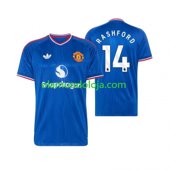 Camisola Manchester United Marcus Rashford 14 Homem Equipamento Segundo 2026-2027 Manga Curta